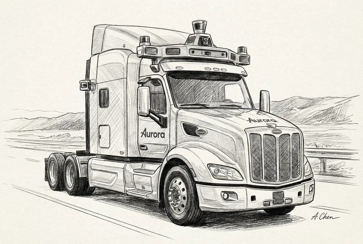 Aurora Driverless Trucks Surpass Human Limits with 1,000-Mile Route and Network Expansion