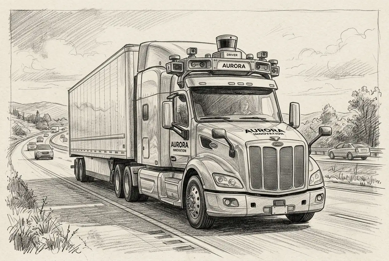 Aurora Innovation Taps Charger Logistics to Scale Texas Driverless Freight