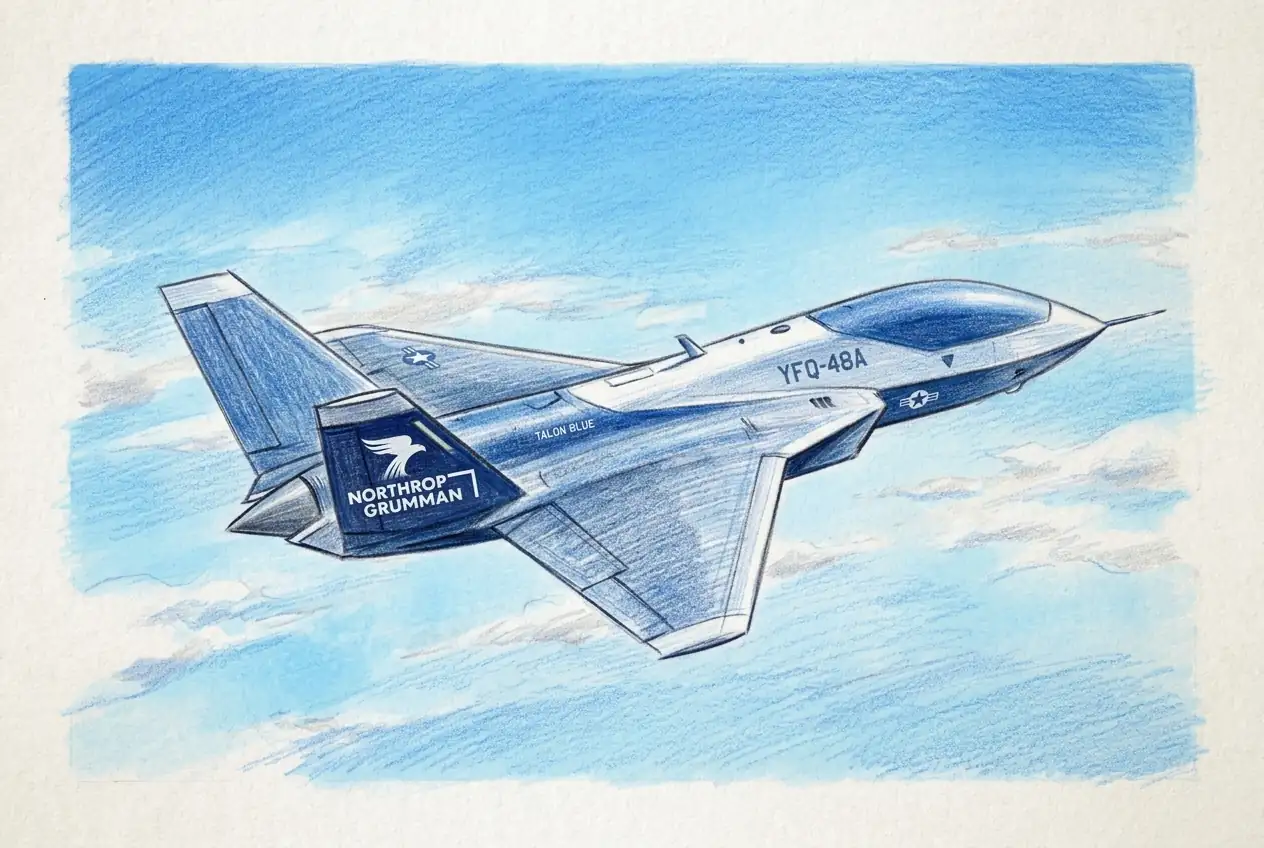 Northrop Grumman Flies YFQ-48A Autonomously, Advancing CCA Ambitions